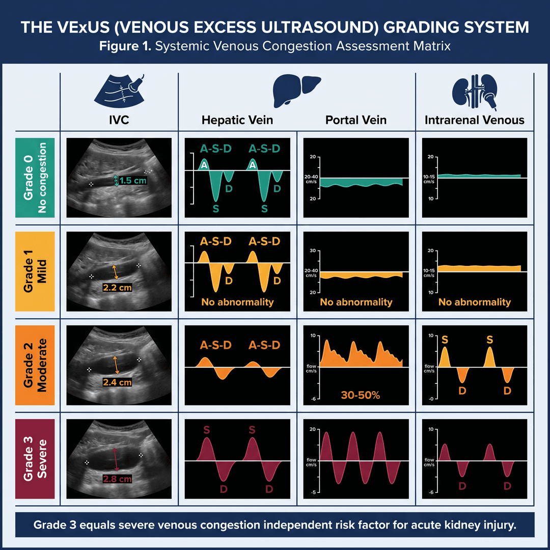 VExUS grading matrix used in clinical management
